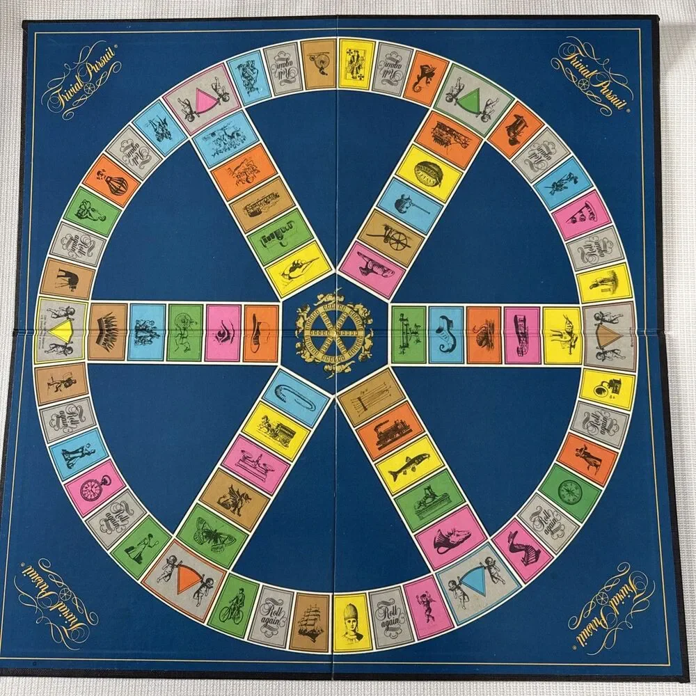 Vintage 1981 Original Trivial Pursuit Master Game Genus Edition -Nearly Complete